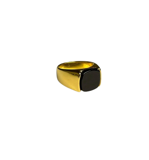 black onyx (stone) Ring
