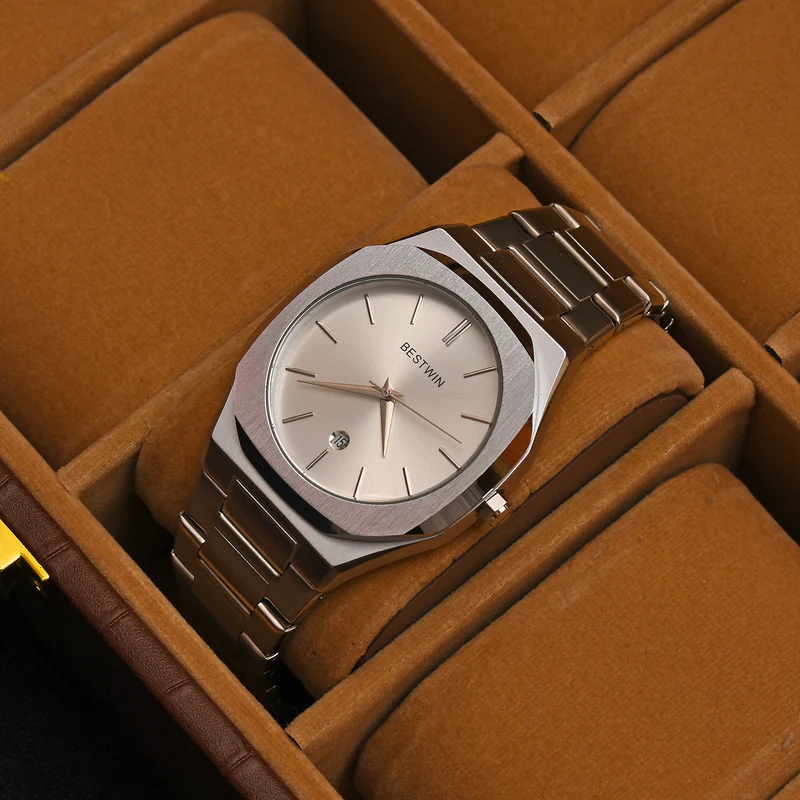 BESTWIN STAINLESS STEEL WATCH – silver/SILVER Dial